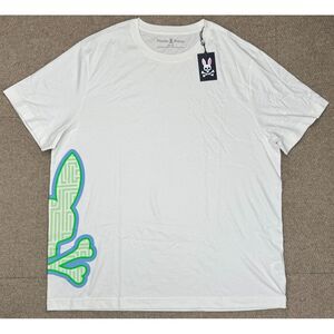 Psycho Bunny Men's Short Sleeve Dammes Graphic T-Shirt Size‎ 2XL